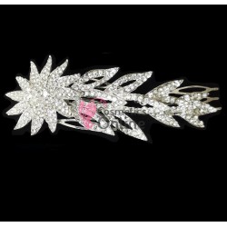 Accesoriu modern pentru decor par CA015AA Argintiu cu cristale 